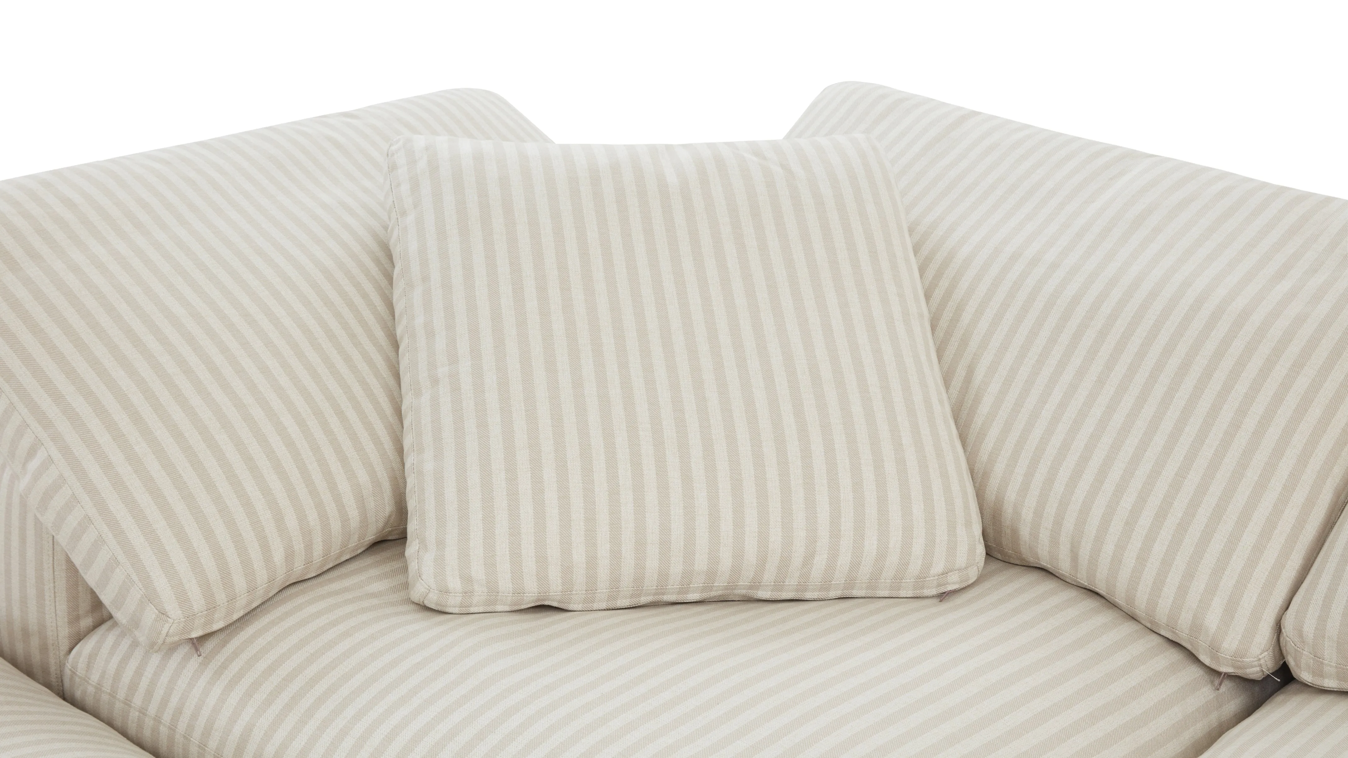 Movie Night™ 4-Piece Modular Sectional, Large, Newport Stripe