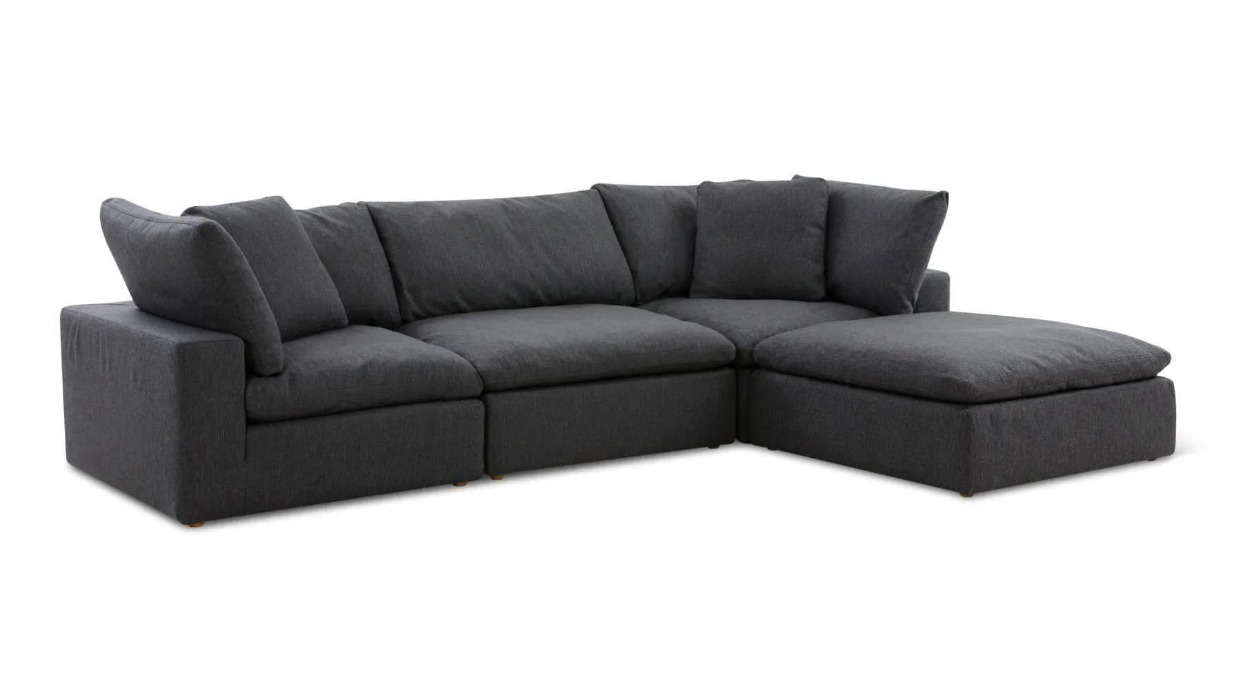 Movie Night™ 4-Piece Modular Sectional, Standard, Dark Shadow