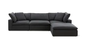 Movie Night™ 4-Piece Modular Sectional, Standard, Dark Shadow