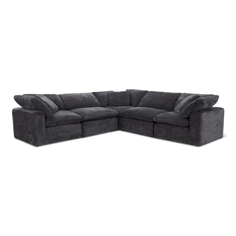 Movie Night™ 5-Piece Modular Sectional Closed, Standard, Truffle
