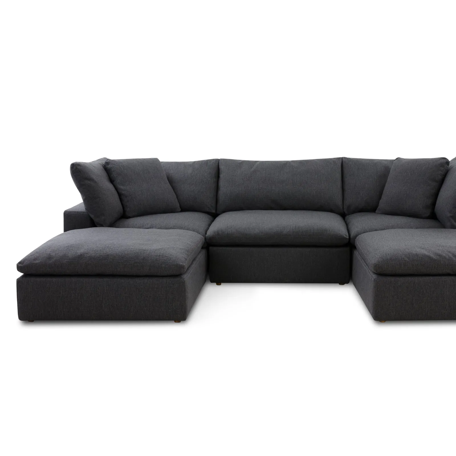 Movie Night™ 5-Piece Modular U-Shaped Sectional, Large, Dark Shadow