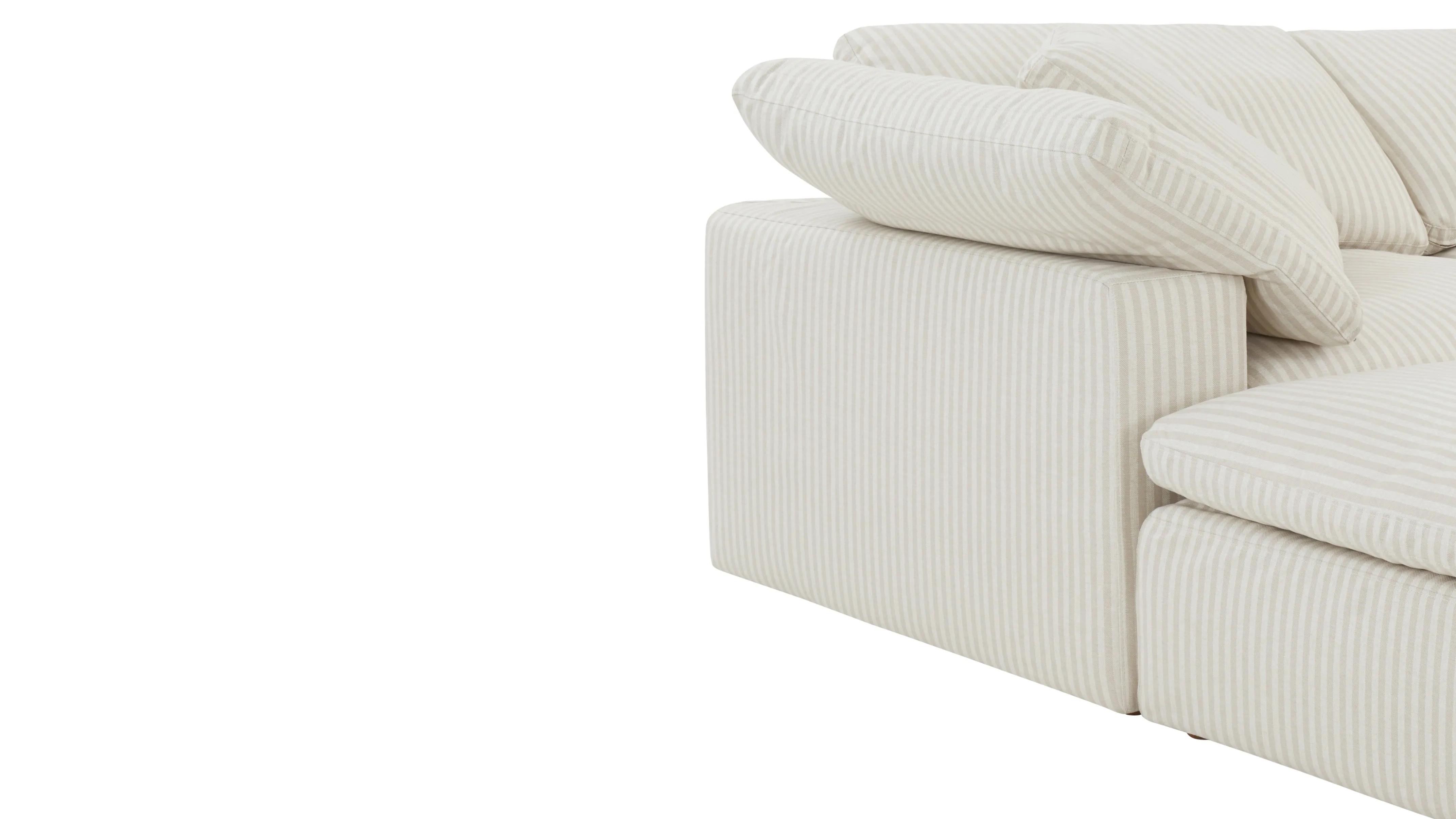 Movie Night™ 6-Piece Modular U-Shaped Sectional, Large, Newport Stripe