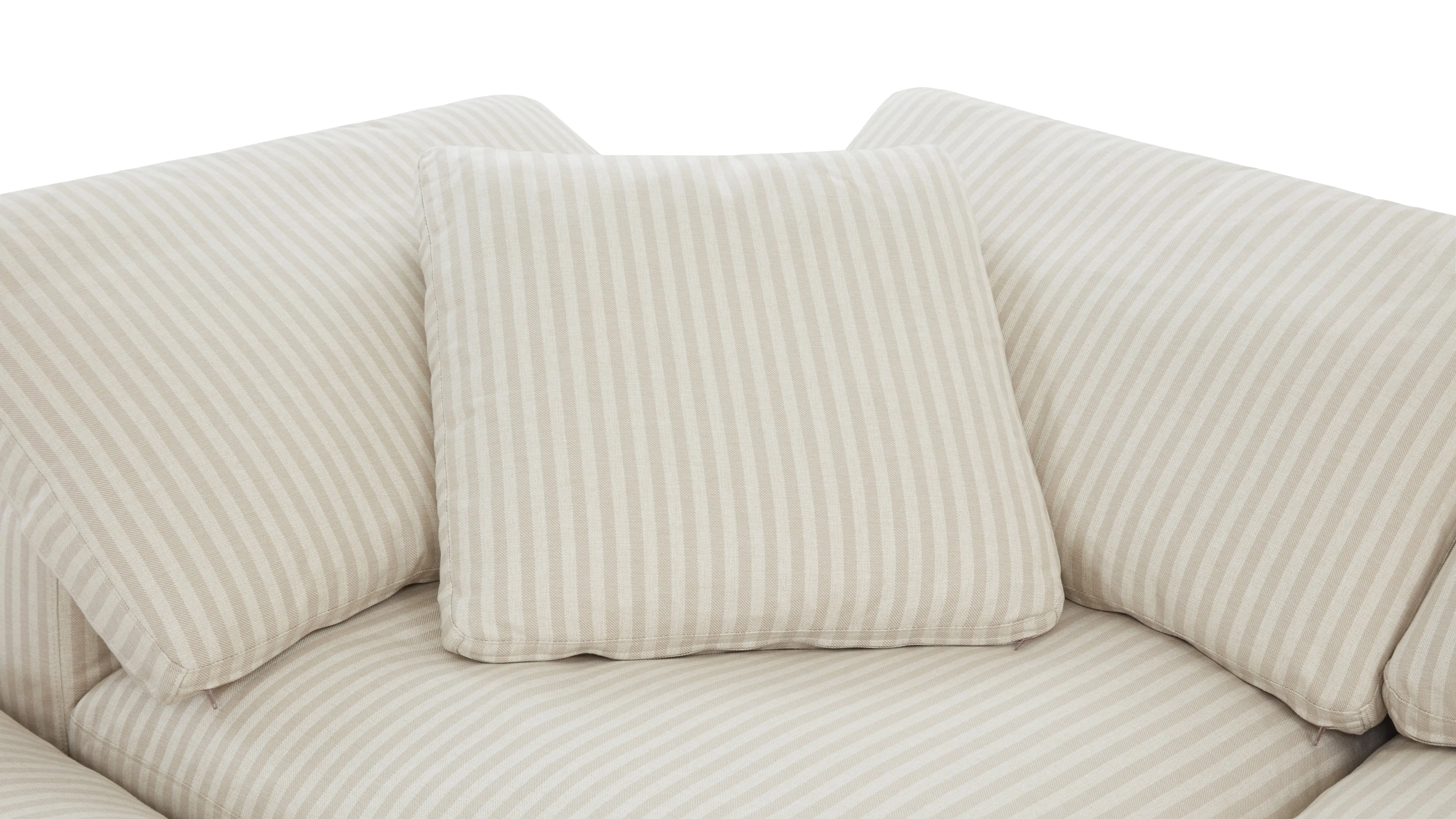 Movie Night™ 6-Piece Modular U-Shaped Sectional, Large, Newport Stripe