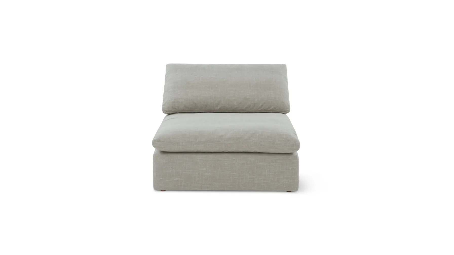 Movie Night™ Armless Chair, Large, Light Pebble