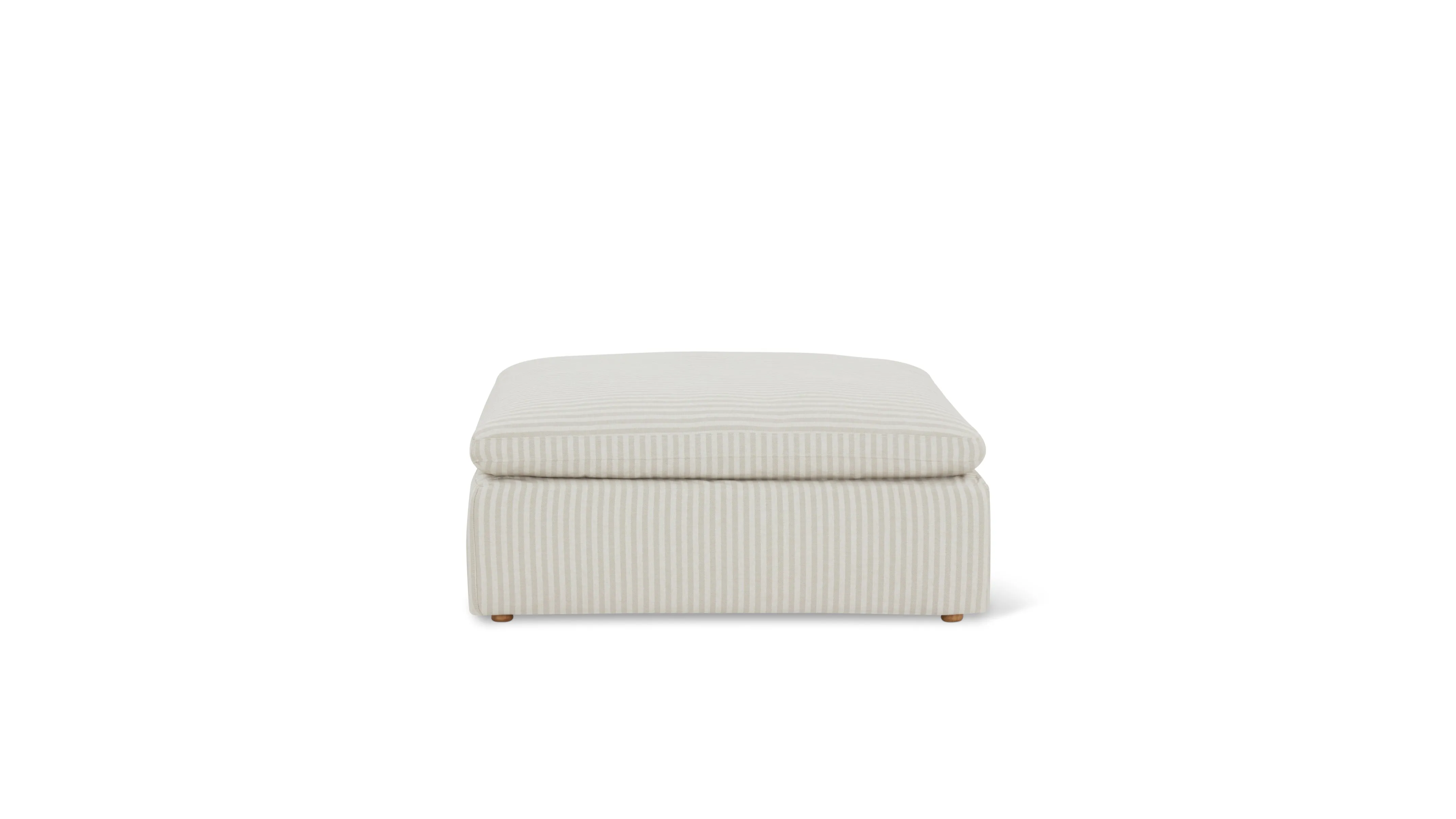 Movie Night™ Ottoman, Large, Newport Stripe