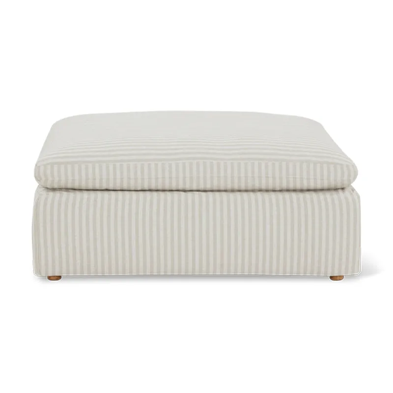 Movie Night™ Ottoman, Large, Newport Stripe