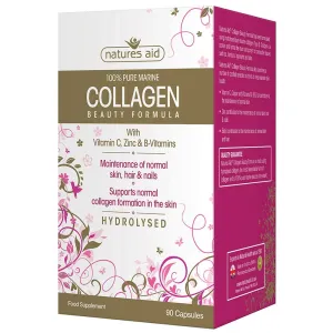 Natures Aid Collagen Beauty With Vit B, C & Zinc 90Caps