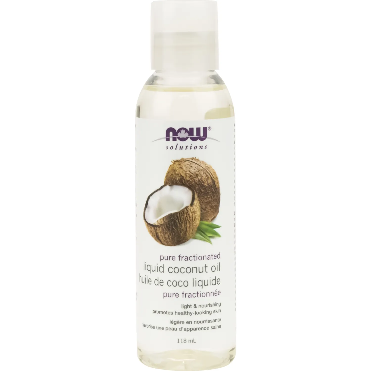 NOW® Solutions Fractionated Liquid Coconut Oil