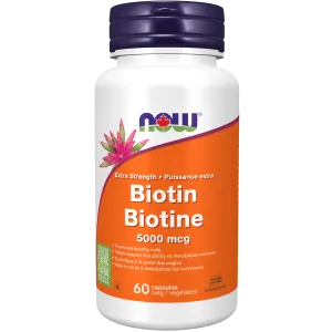 NOW® Supplements Biotin 5000mcg