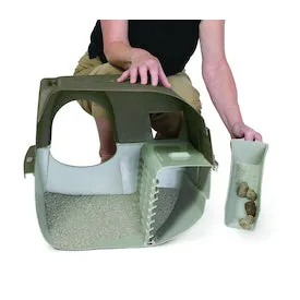 Omega Paw Roll n Clean Easy Clean Covered Cat Litter Box