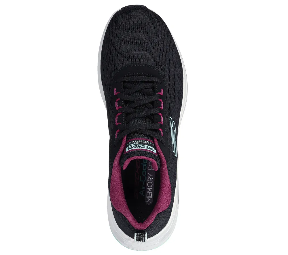 Pantofi sport, dama, SKECHERS SKECH AIR META AIRED OUT 150131-BKMT negru, textil