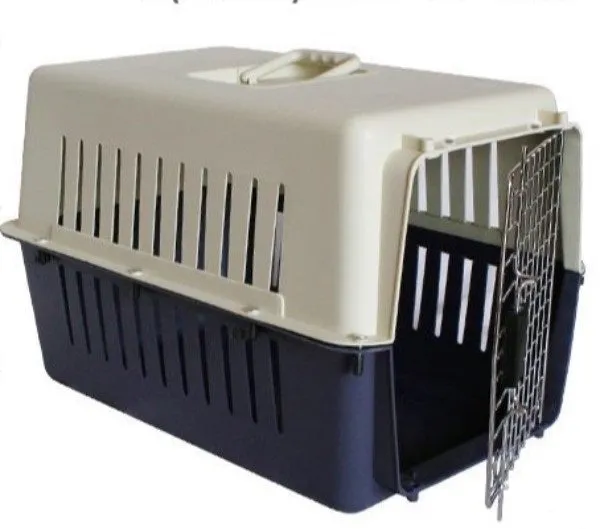 Pet Carrier Cat or Dog Cage Large, 60x40x40cm