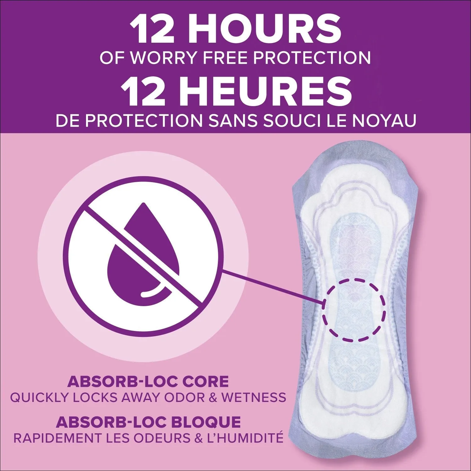 Poise Incontinence Pads, Maximum Absorbency, Regular, 48 Count