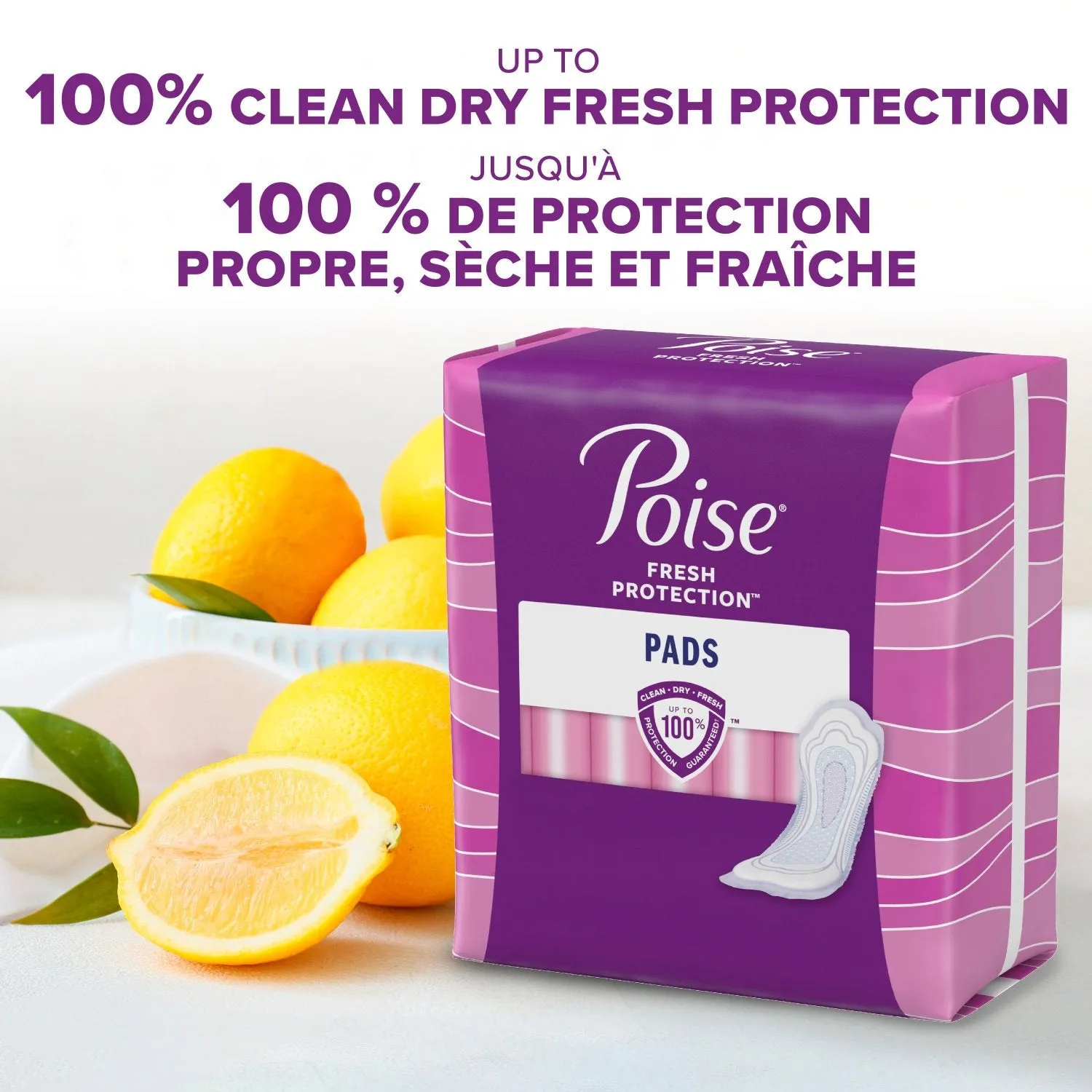 Poise Incontinence Pads, Maximum Absorbency, Regular, 48 Count