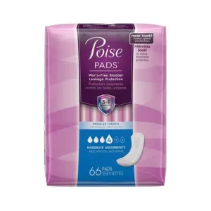 Poise Moderate Absorbency Regular Length Pads
