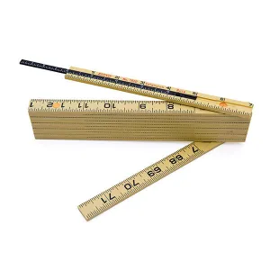 Rhino Rulers 55160 Carpenter's 6' Folding Ruler