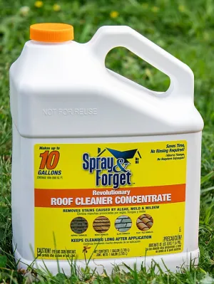 Spray & Forget SFRCG04 Roof Surface Cleaner, Liquid, Orange, 1 gal :GAL: QUANTITY: 1