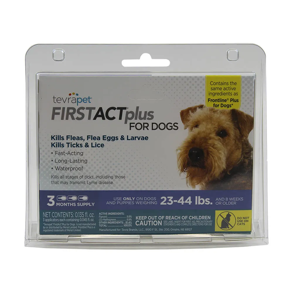 TevraPet FirstAct Plus for Dogs, 3 Month Supply