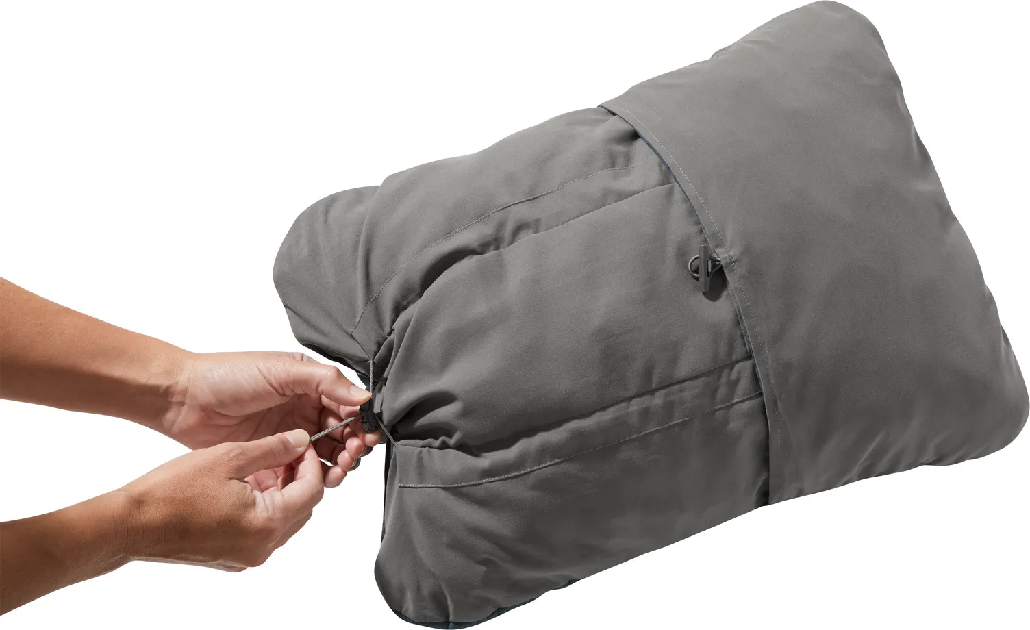 Thermarest Compressible Pillow Cinch Regular Sage Topo Waves