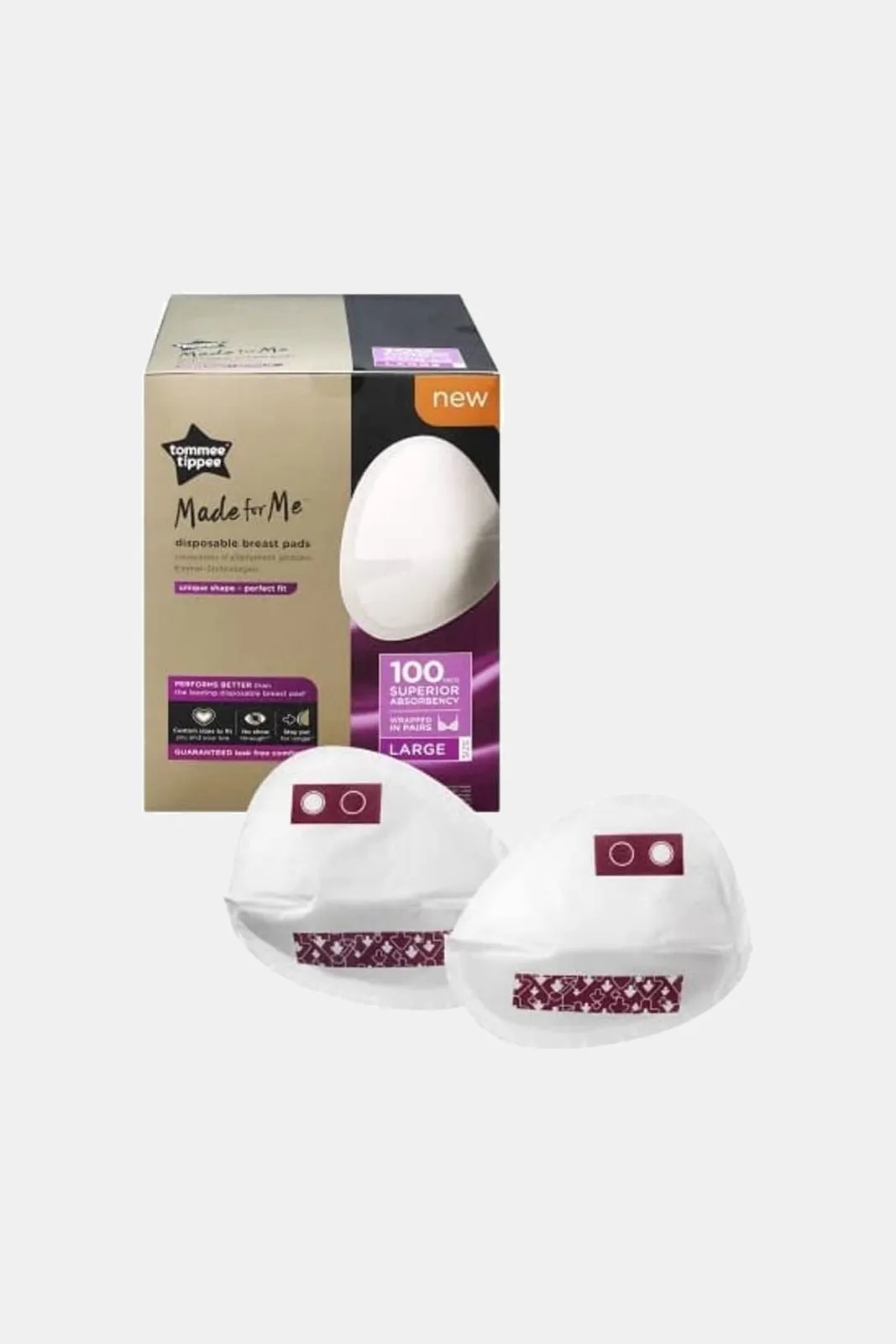 Tommee Tippee Made For Me Small Disposable Breast Pads (Pack Of 40)