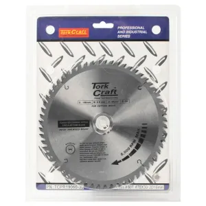 TORK CRAFT BLADE TCT 190 X 60T 30/20/16 ATB POSITIVE PROFESIONAL INDUSTRIAL TCPR19060-30