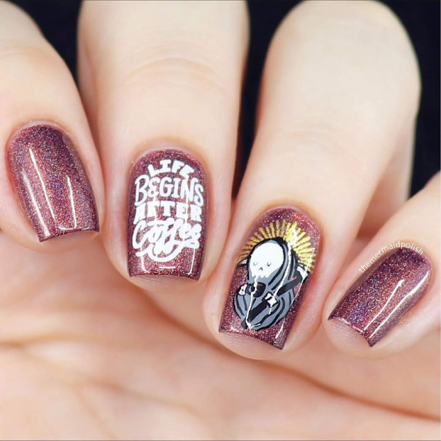 UberChic Beauty - Better With Coffee Stamping Plate
