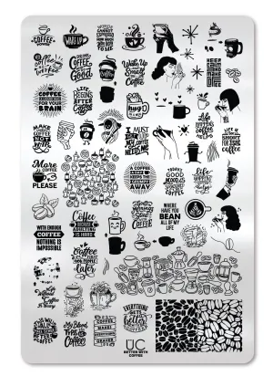 UberChic Beauty - Better With Coffee Stamping Plate