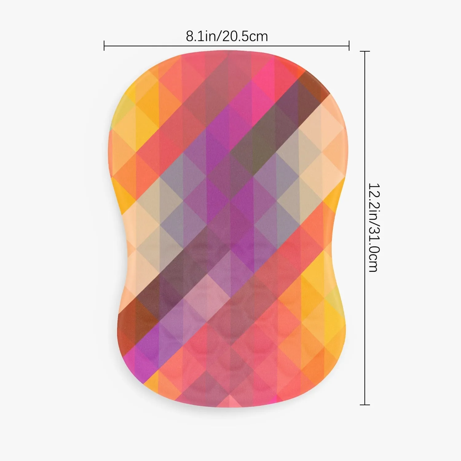 Wildly Bright Mouse Pad with Wrist Rest